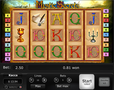 игровой автомат Mystic Secrets