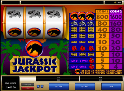 игровой автомат Jurassic Jackpot